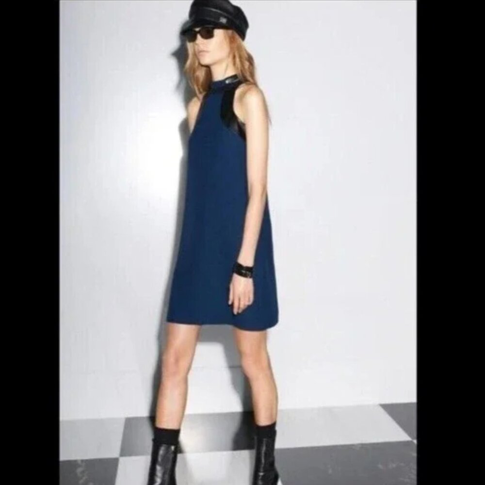Gucci 2014 pre-fall Runway mini dress Blue IT40 US 6
